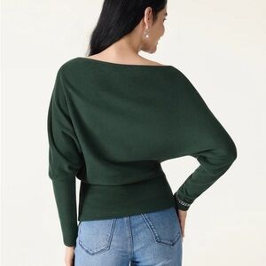 OGL MaxWarm Boatneck Top with Asymmetrical Hem small NWT